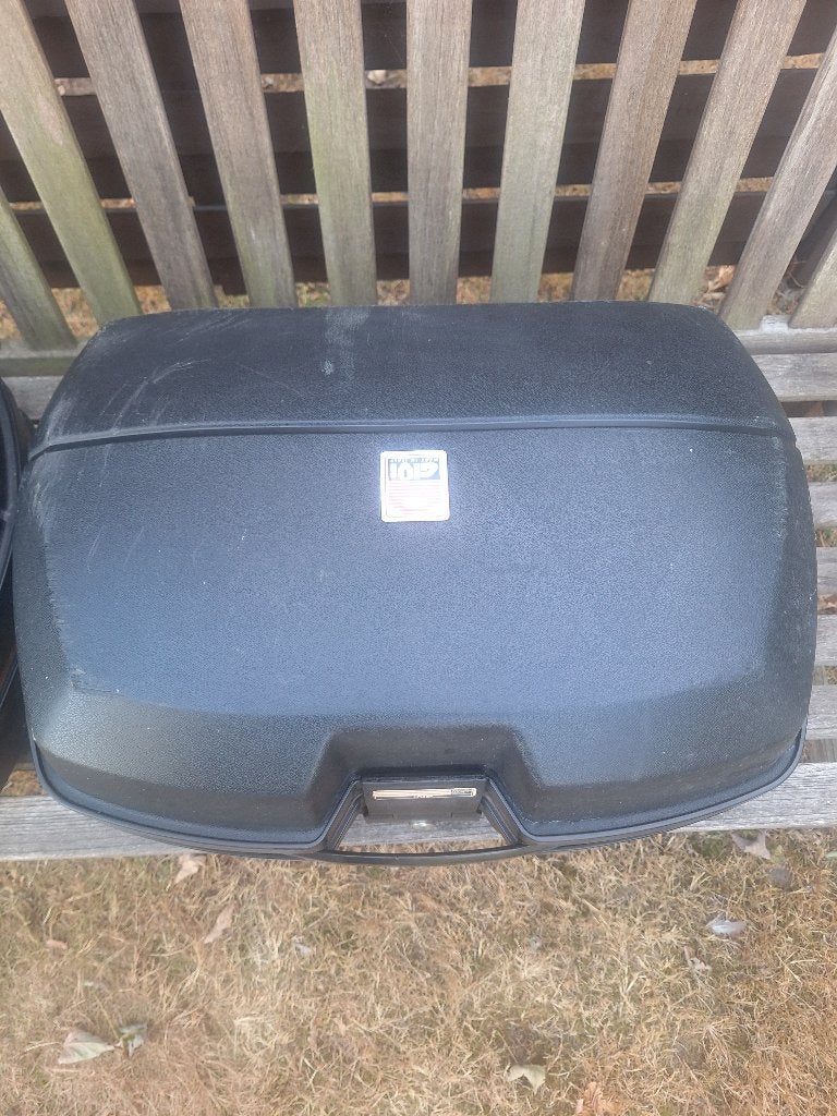 2 valises Givi 45L + Wingrack Vfr750 1994 t/m 1997 RC36-II, Motos, Enlèvement ou Envoi, Utilisé