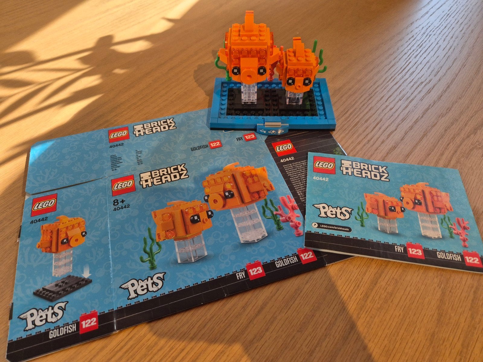Lego 40442 Brickheadz Goldfish, Kinderen en Baby's, BrickHeadz, Ophalen of Verzenden, Zo goed als nieuw, Complete set