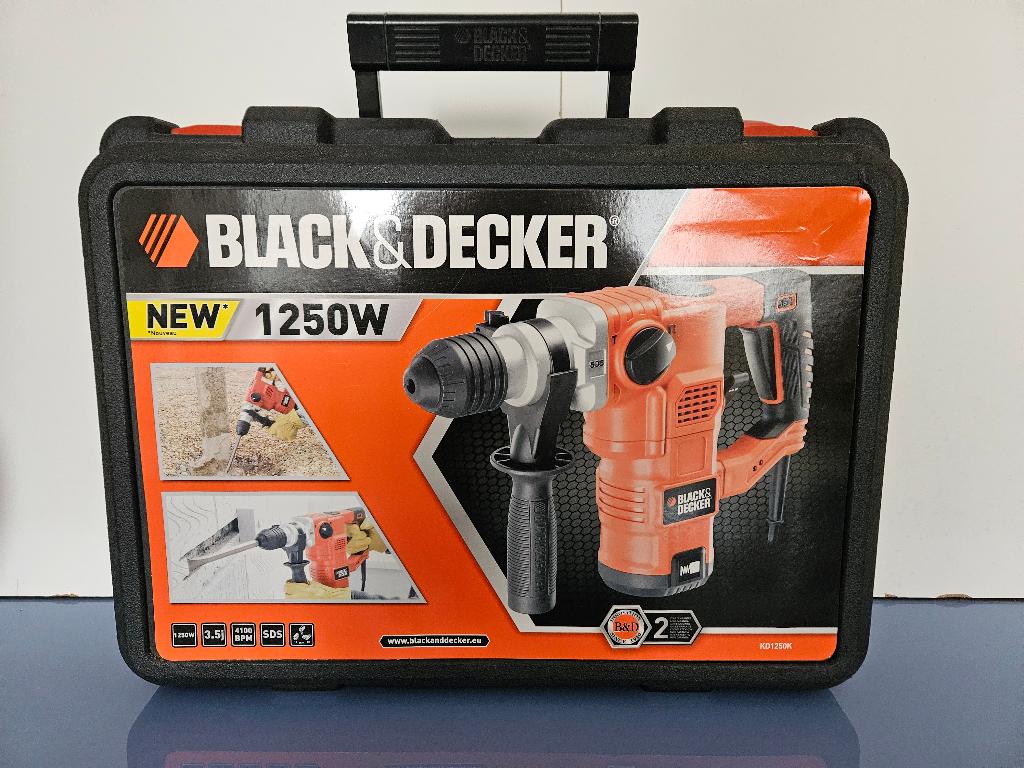 Boorhamer boormachine nieuw 1250 watt, Doe-het-zelf en Bouw, Gereedschap | Boormachines, 600 watt of meer, Nieuw, Klopboormechanisme