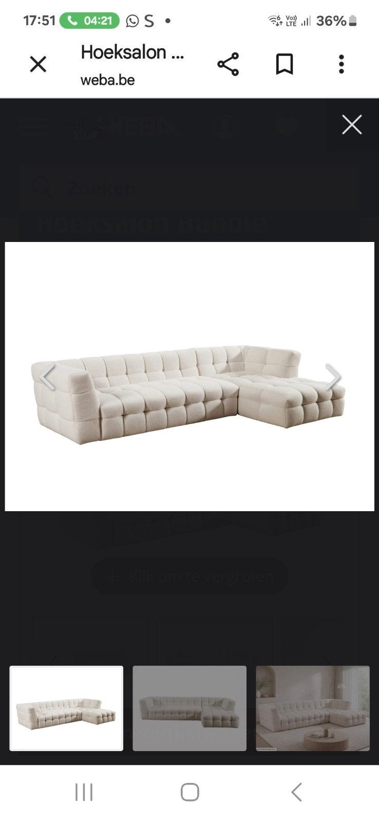 sofa, Huis en Inrichting, Ophalen