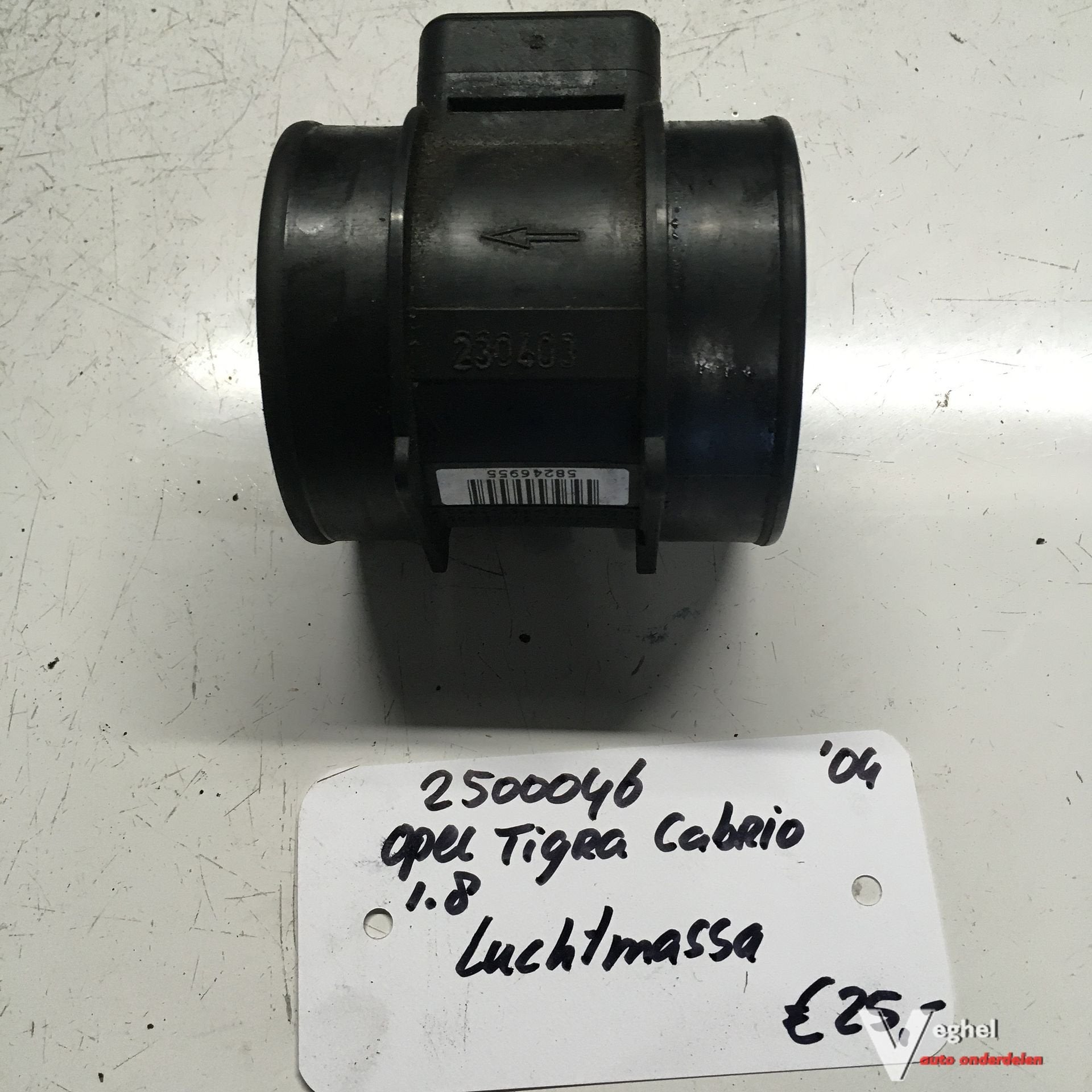 Opel Tigra Cabrio 1.8 B 2004 2500046   Luchtmassameter, Gebruikt, -, -, Ophalen of Verzenden
