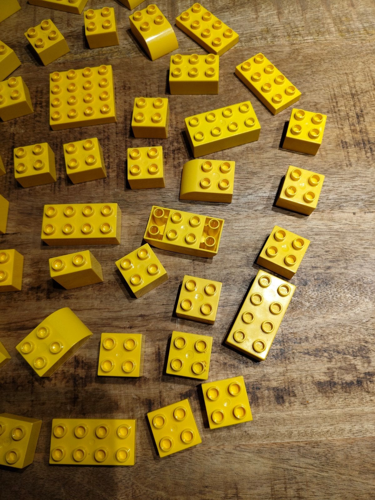 50 licht gele lego duplo blokken, Kinderen en Baby's, Ophalen of Verzenden, Duplo