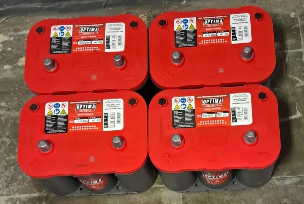 Optima batterij 12v 50ah, Ophalen