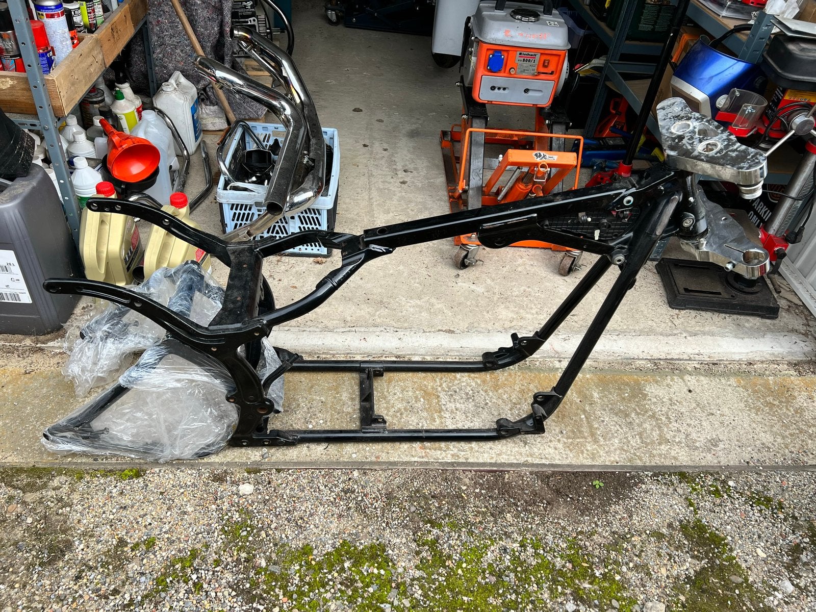 Chassis Harley softail 2006 sans papiers, Enlèvement