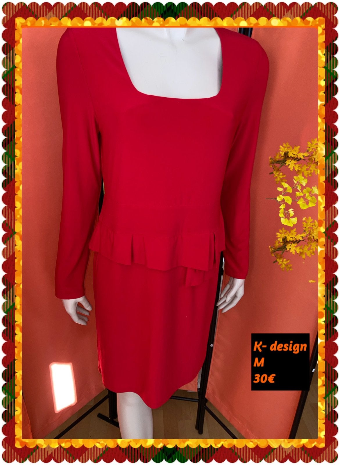Jurk dames M.  K- design, Kleding | Dames, Maat 38/40 (M), Cocktailjurk, Ophalen of Verzenden, Zo goed als nieuw