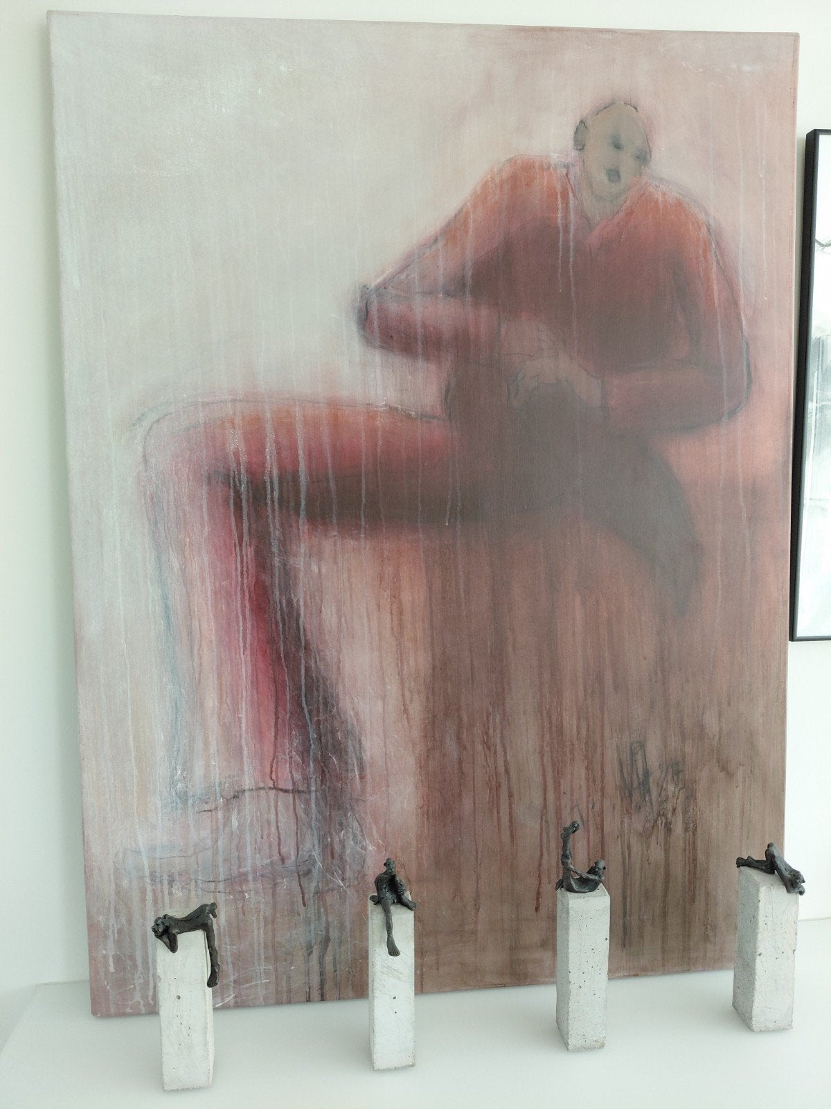 Modern schilderij 90 120, Antiek en Kunst, Ophalen