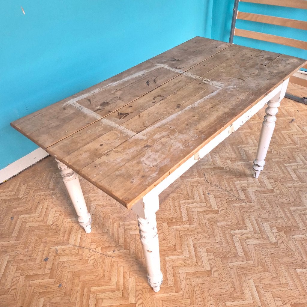 Franse eiken tafel, Antiek en Kunst, Ophalen