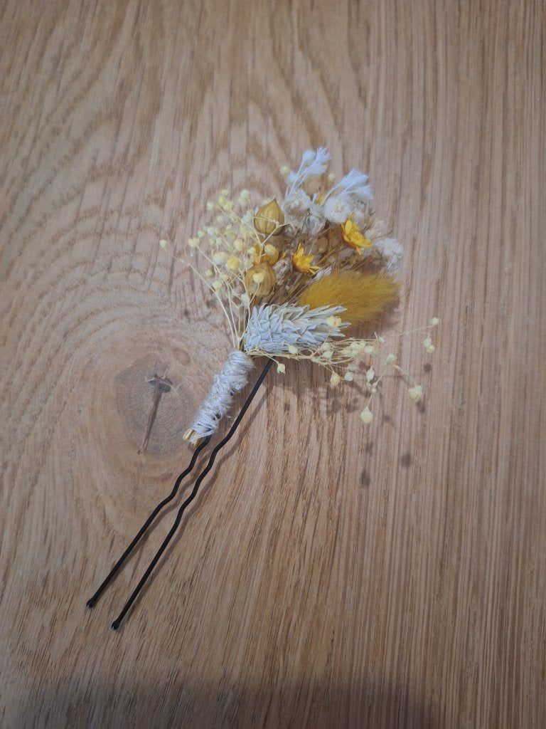 Haarspeld met droogbloemen, Handtassen en Accessoires, Uiterlijk | Haarverzorging, Ophalen, Nieuw, Haarspeld