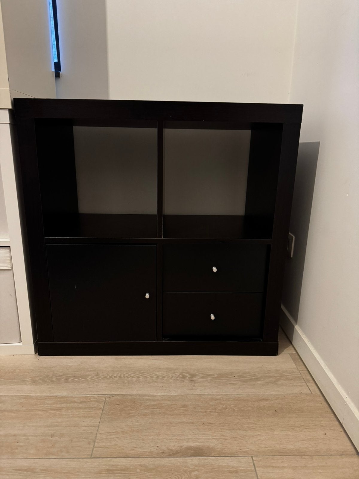 Ikea kallax kast zwart, Ophalen, Gebruikt