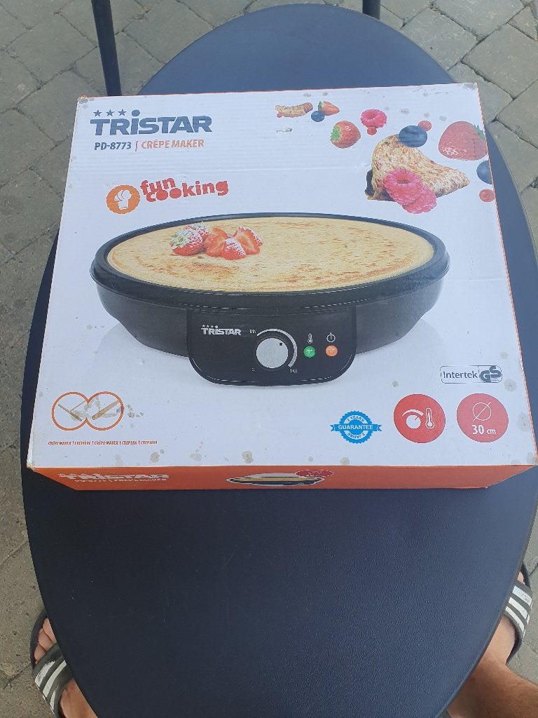 Crepe maker Tristar, Electroménager, Gaufriers, Enlèvement, Comme neuf