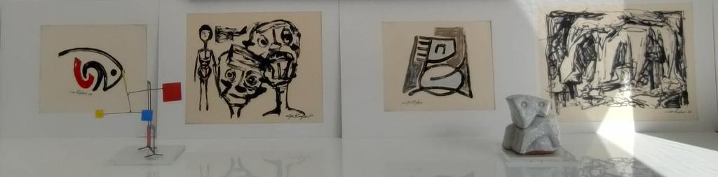 GER Ruyters/set van 4 schilderijen (Groot formaat/1963), Antiek en Kunst, Kunst | Schilderijen | Modern, Ophalen