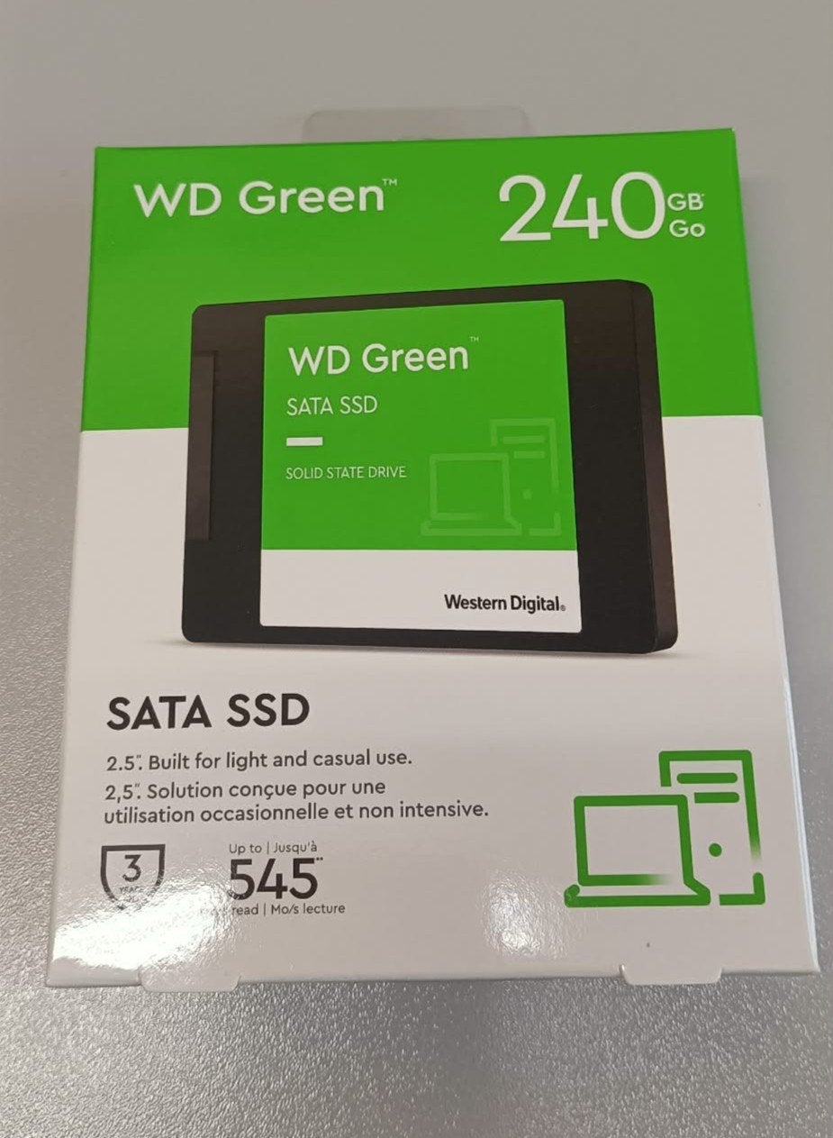 Nouveau - WD Green SATA SSD Cased - 240GB, Neuf, Enlèvement ou Envoi, Interne, Desktop