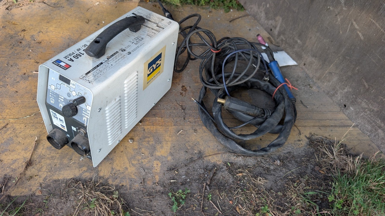 GYS TIG 160 A / 168 DC HF PULSE Lasapparaat, Doe-het-zelf en Bouw, Gereedschap | Lasapparaten, Ophalen, Tig