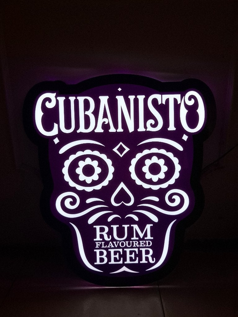 Lichtreclame Cubanisto (nieuw in originele verpakking), Verzamelen, Ophalen of Verzenden, Nieuw, Lichtbak of (neon) lamp