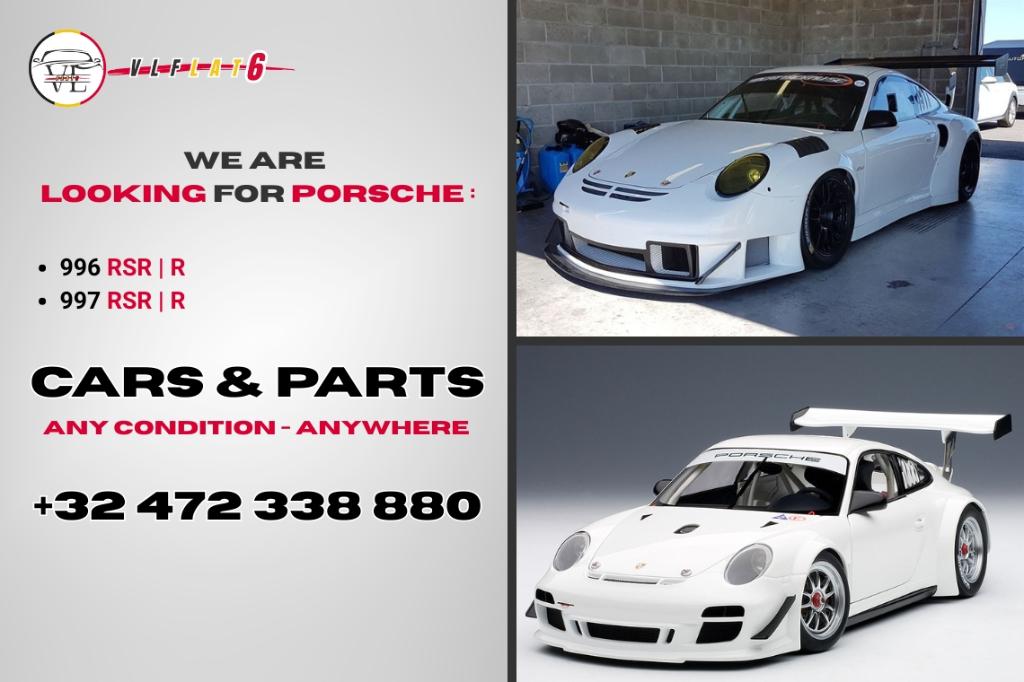 Recherche - Pièces ou voitures Porsche 996 997 RSR OU R, Autos : Pièces & Accessoires, Enlèvement, Utilisé, Porsche