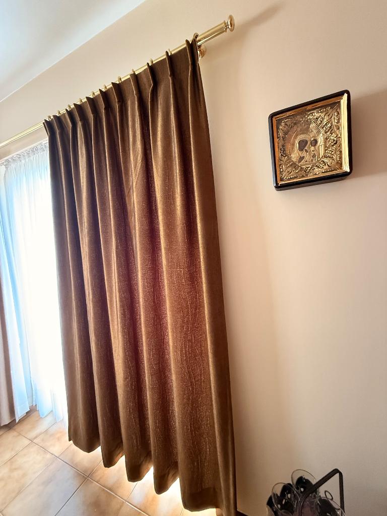 Set tentures pour 4 fenetres, 200 cm ou plus, Autres couleurs, Comme neuf, Contemporain