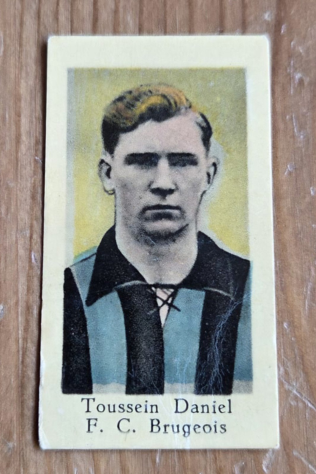 1936 Daniel Toussein (pré panini) Club Brugge Chromo Footbal, Hobby & Loisirs créatifs, Autocollants & Images, Comme neuf, Image
