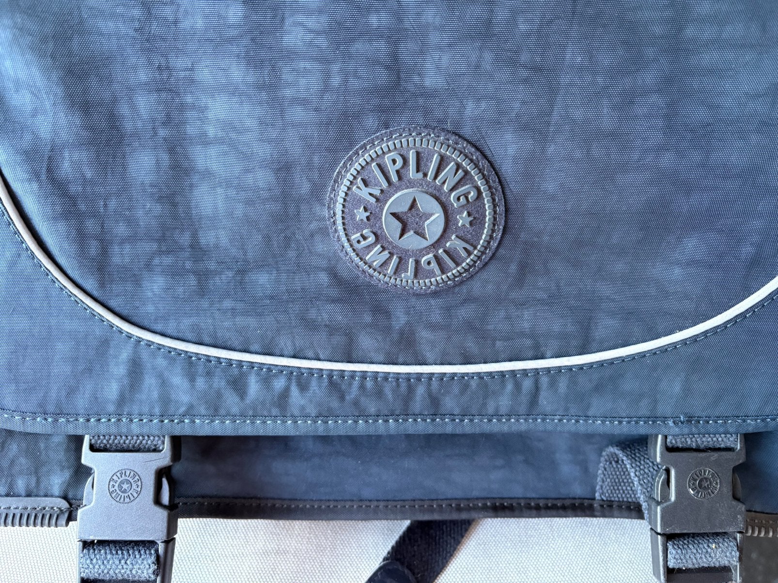 Kipling boekentas, Ophalen of Verzenden, Gebruikt, Blauw, Rugtas