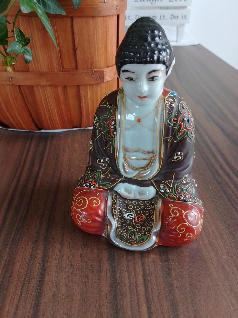 Japans Satsuma porseleinen Boeddha , gemerkt, Enlèvement ou Envoi