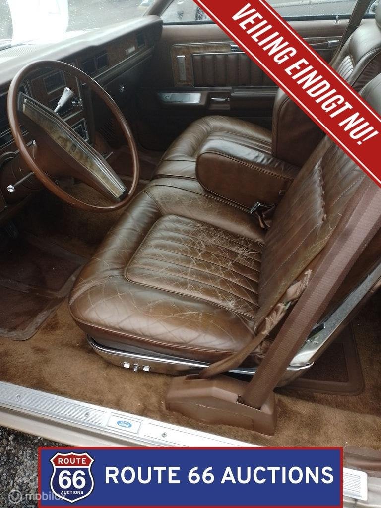Mercury Grand Marquis | 1978 | Route 66 Auctions, Auto's, Zwart, Bedrijf, Handgeschakeld, Overige carrosserie