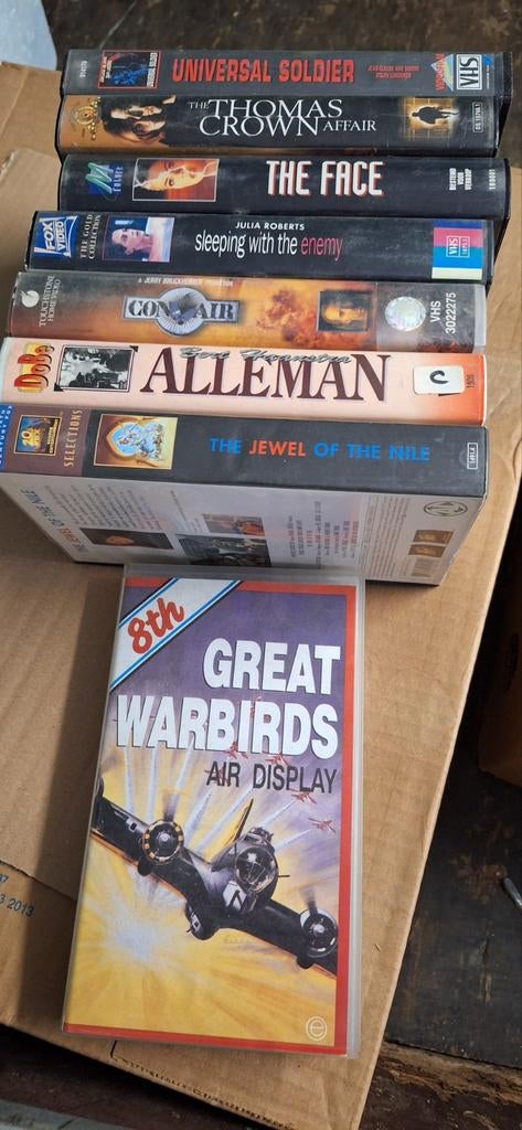 Video cassettes, Enlèvement