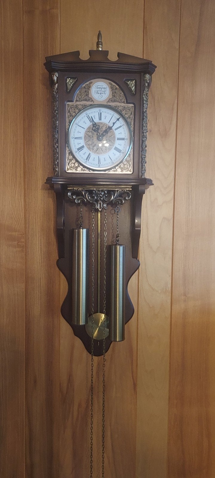 oude klok, lamp op sokkel, portemanteau, Ophalen