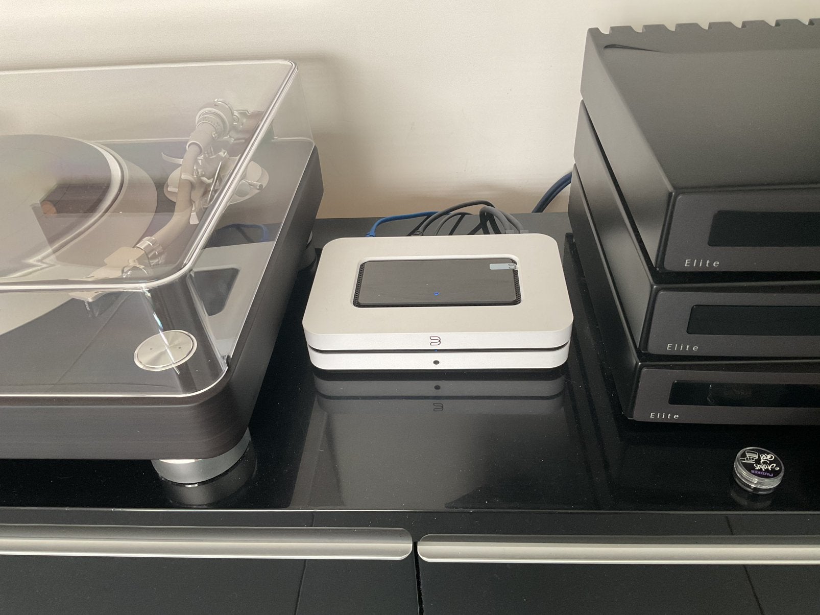 Streamer Bluesound Node N130 | Blanc | Hi-Res et HDMI eARC, Enlèvement ou Envoi, Comme neuf, HDMI