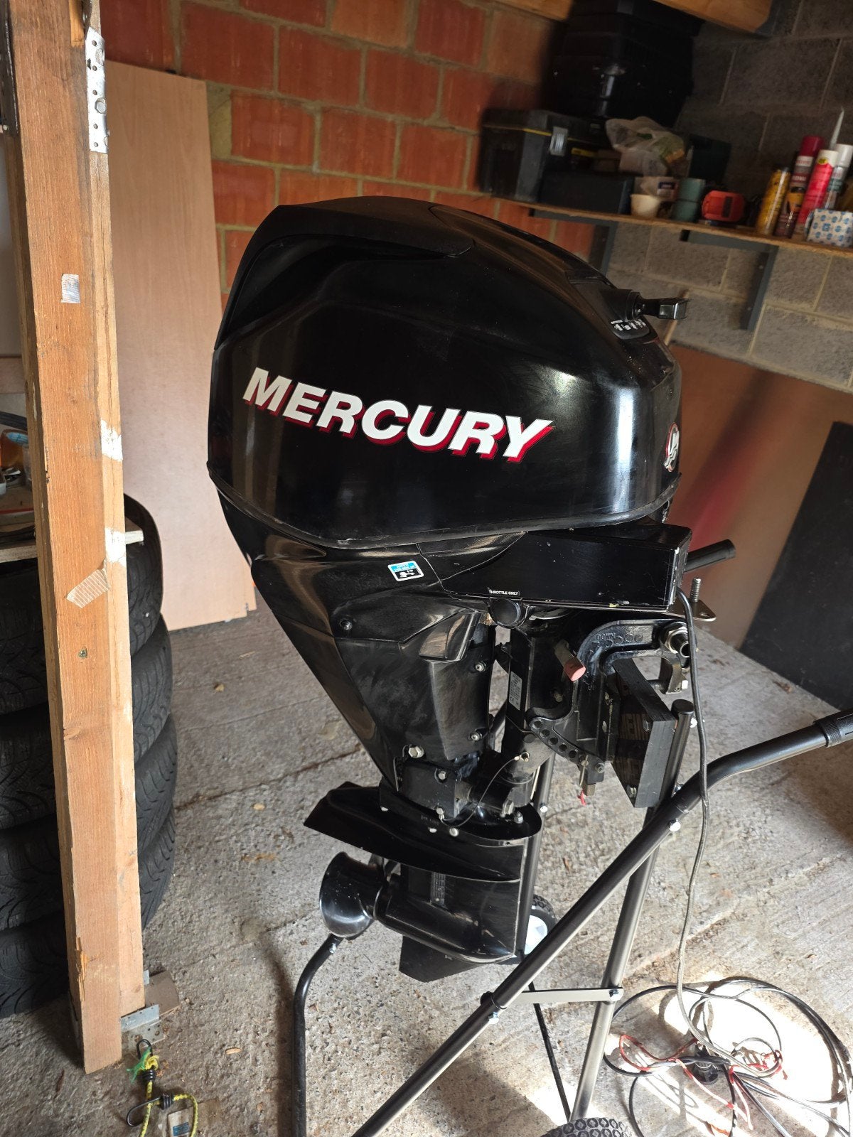 moteur hors-bord Mercury efi 25cv, Comme neuf, Enlèvement, Moteur hors-bord, Essence