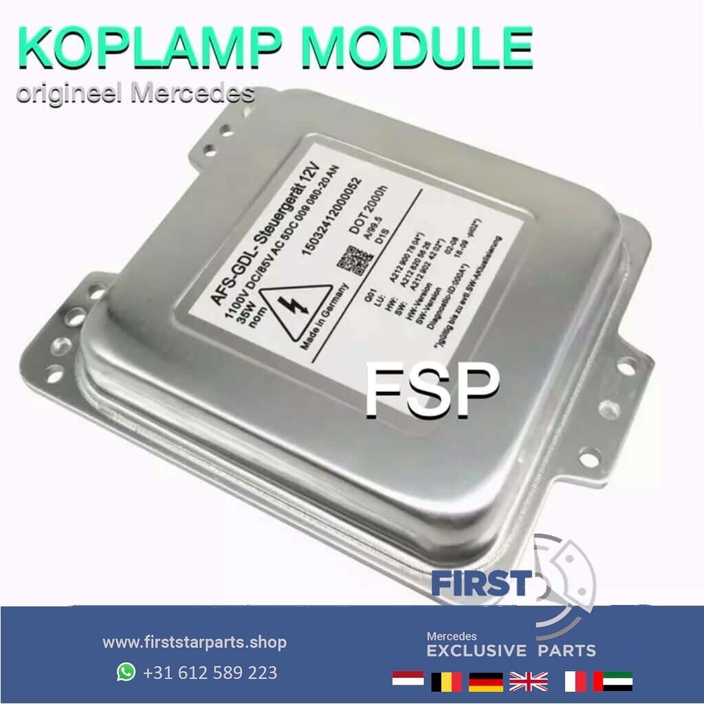 A2129003502 XENON KOPLAMP MODULE Mercedes E Klasse W212 W207, Utilisé, -, -, Enlèvement ou Envoi