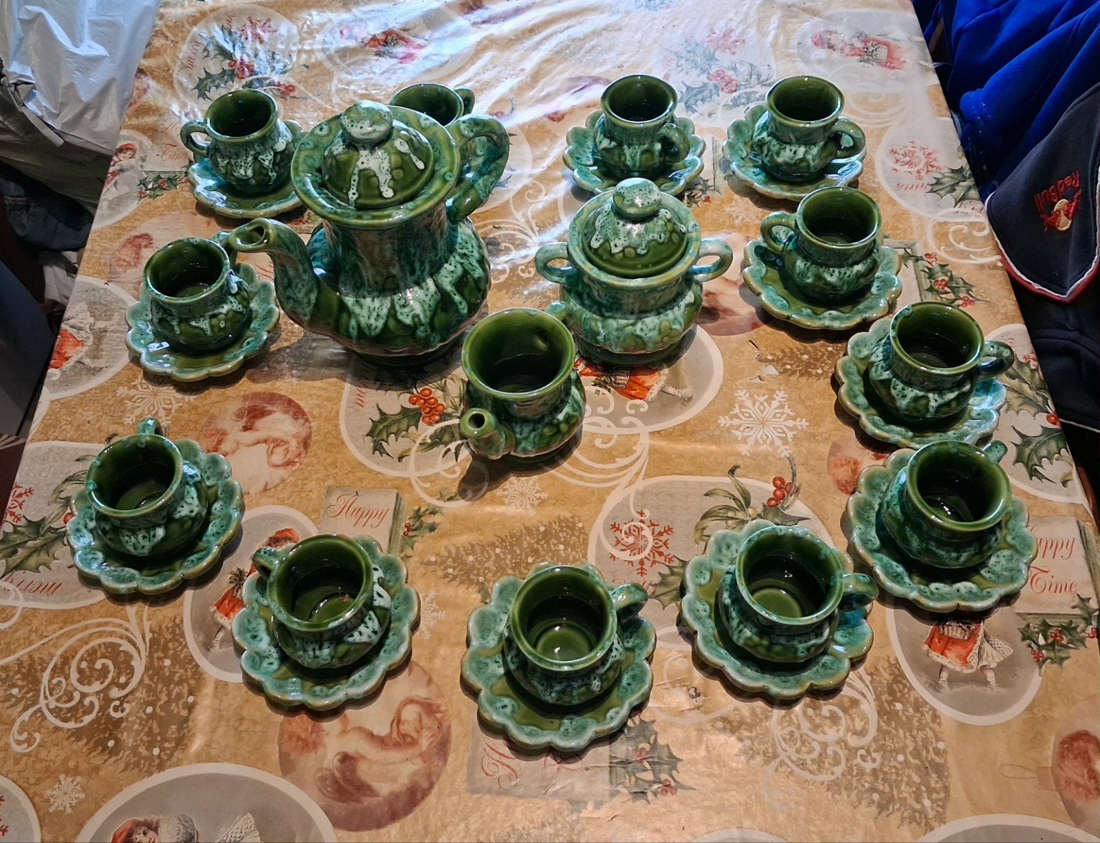 service a café 12 personnes poterie sart français 1862, Enlèvement