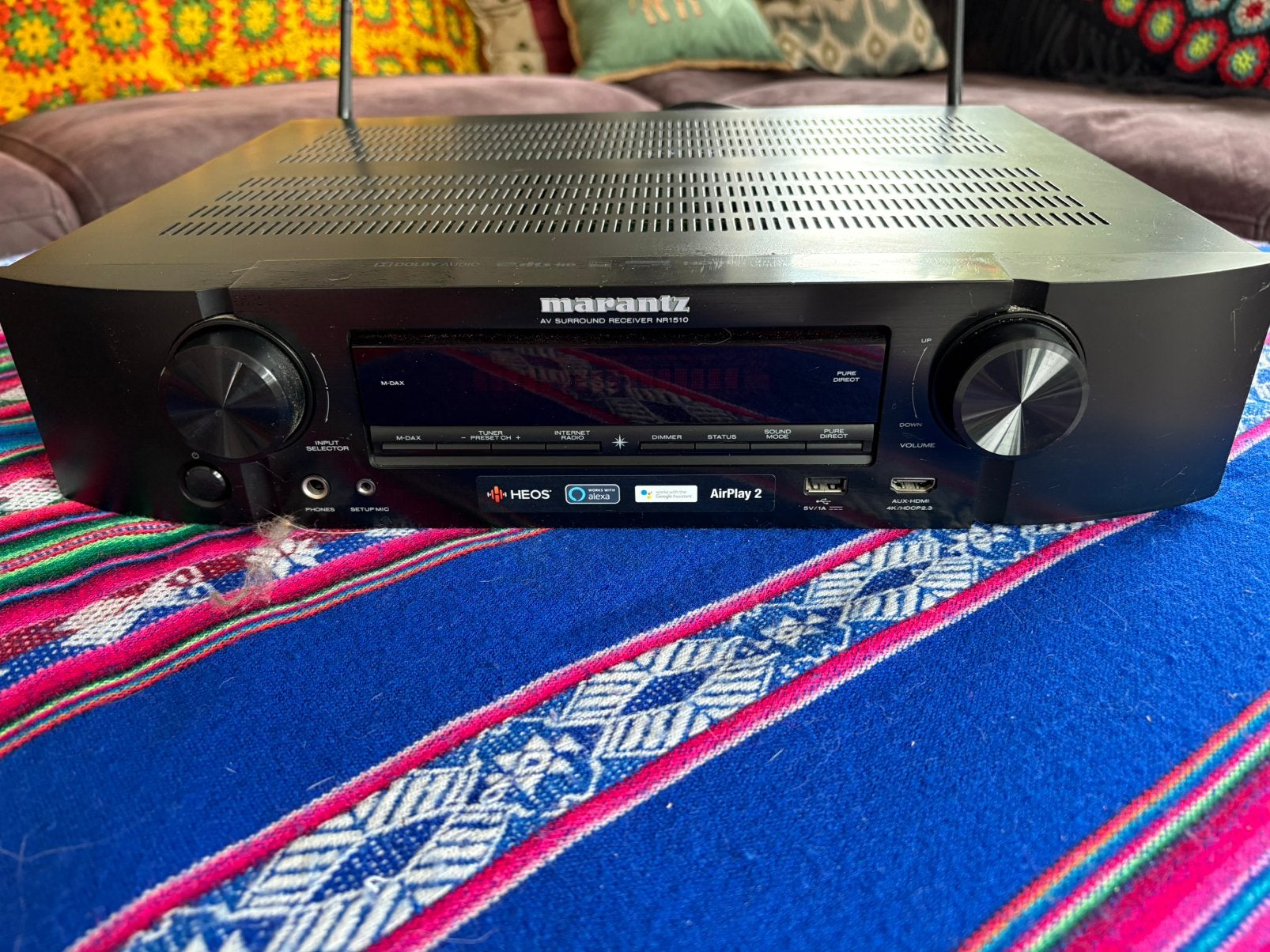 Marantz AV surround receiver NR1510, Audio, Tv en Foto, Home Cinema-sets, Ophalen, Zo goed als nieuw