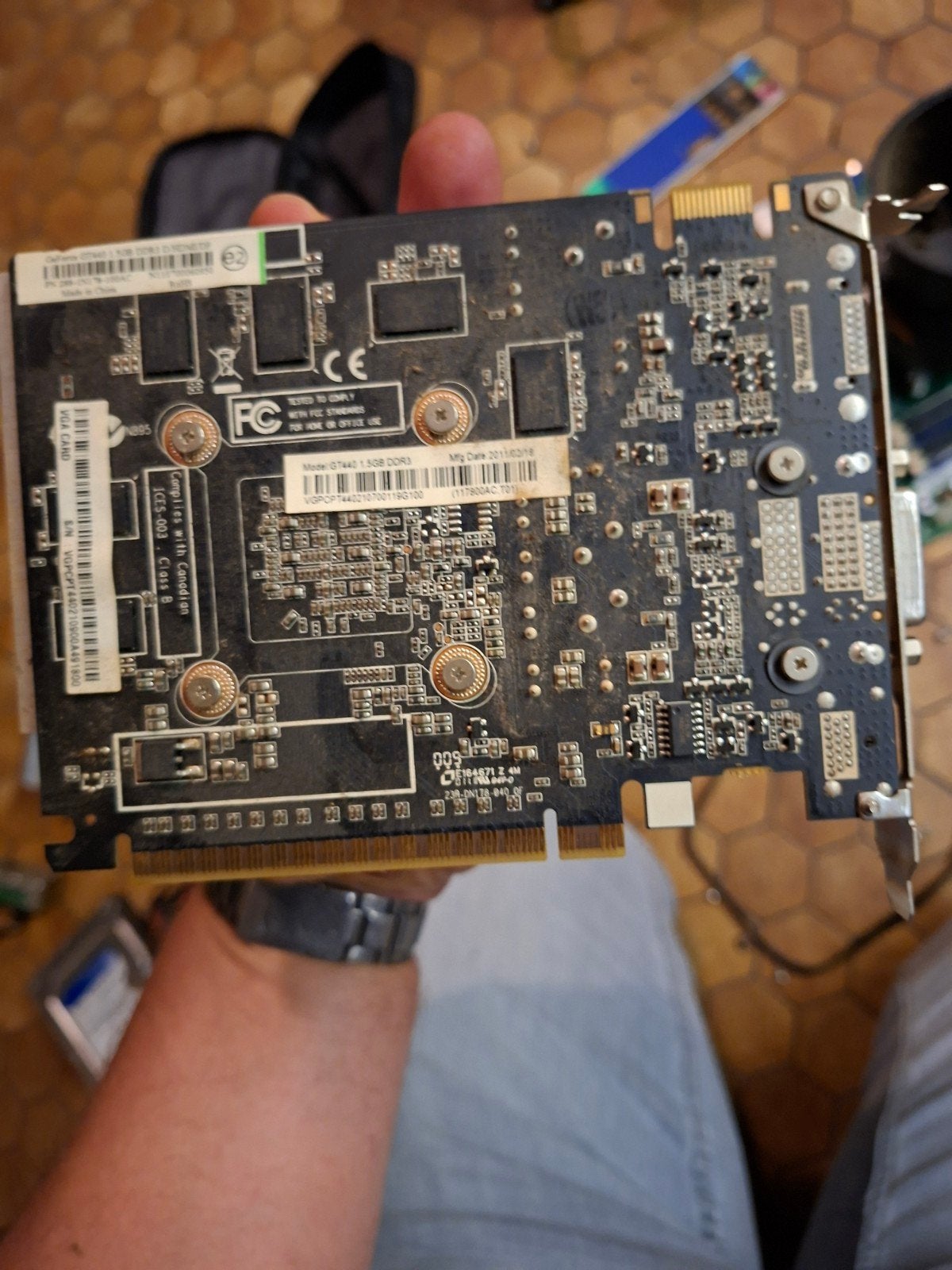 grafische kaart gt440 1,5gb, Computers en Software, Gebruikt, PCI-Express 2, GDDR3, Ophalen of Verzenden