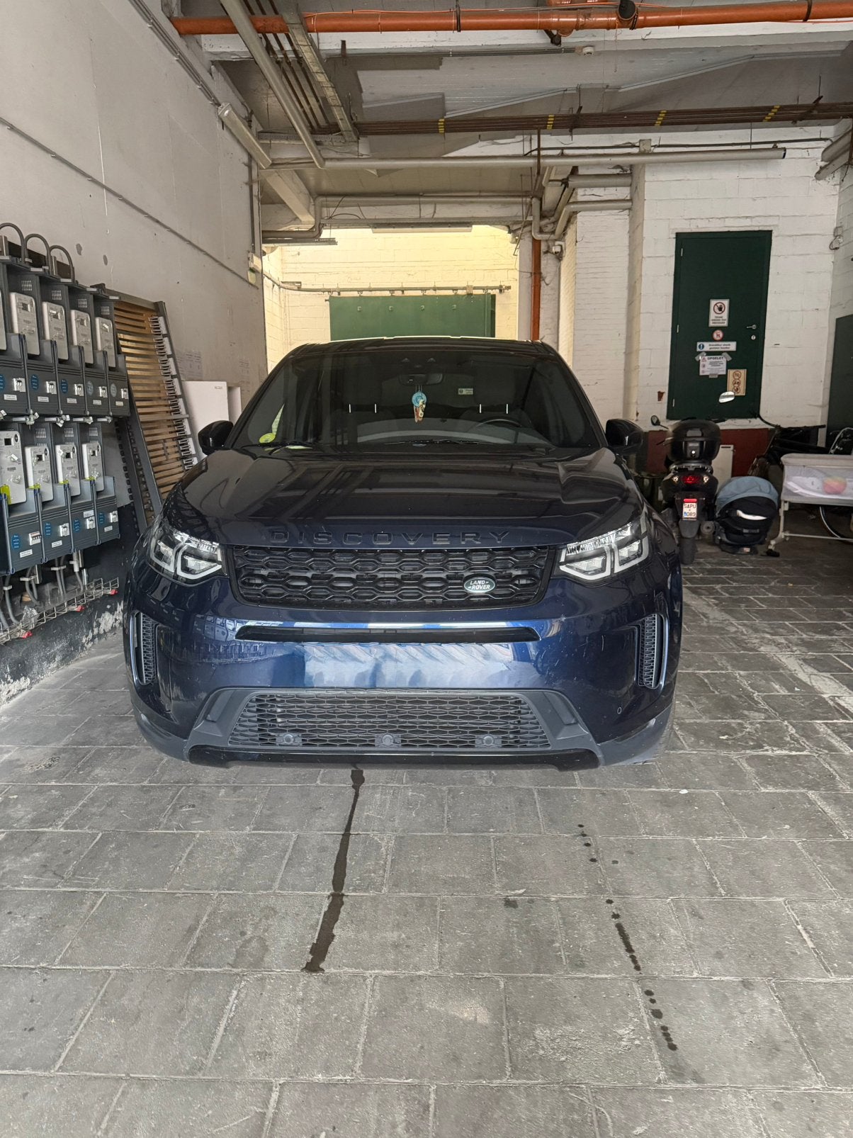 Land rover discovery sport, Auto's, Land Rover, Multifunctioneel stuurwiel, Stof, Blauw, Discovery Sport
