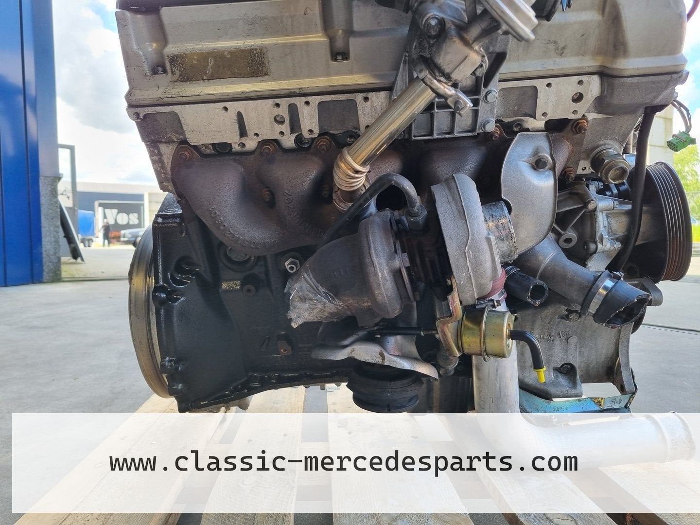 Motor om605 turbo compleet met handgeschakelde versnellingsb, Utilisé, -, -, Enlèvement ou Envoi