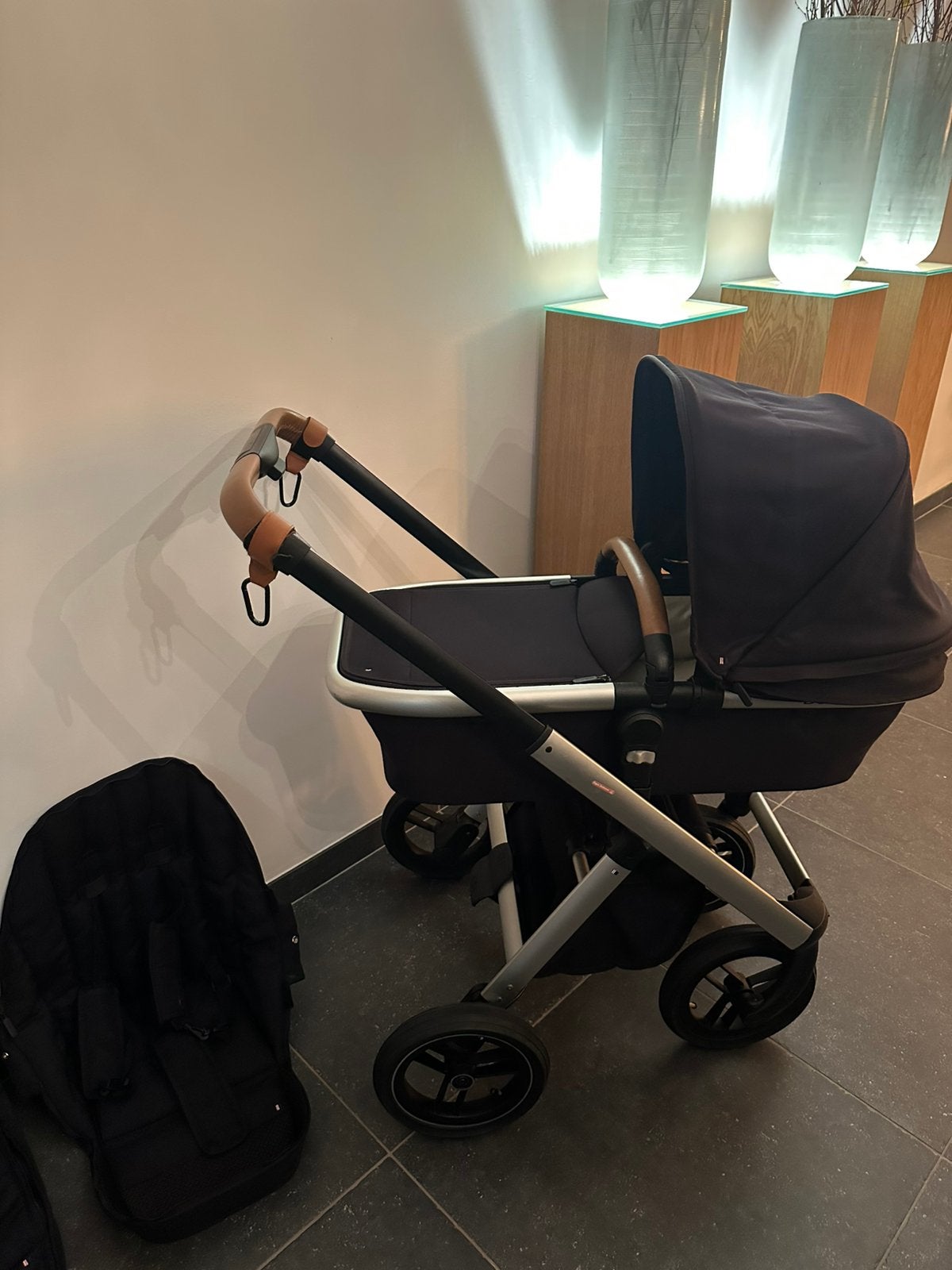 Dubatti One Black kinderwagen – complete set, Kinderen en Baby's, Ophalen, Zo goed als nieuw, Kinderwagen