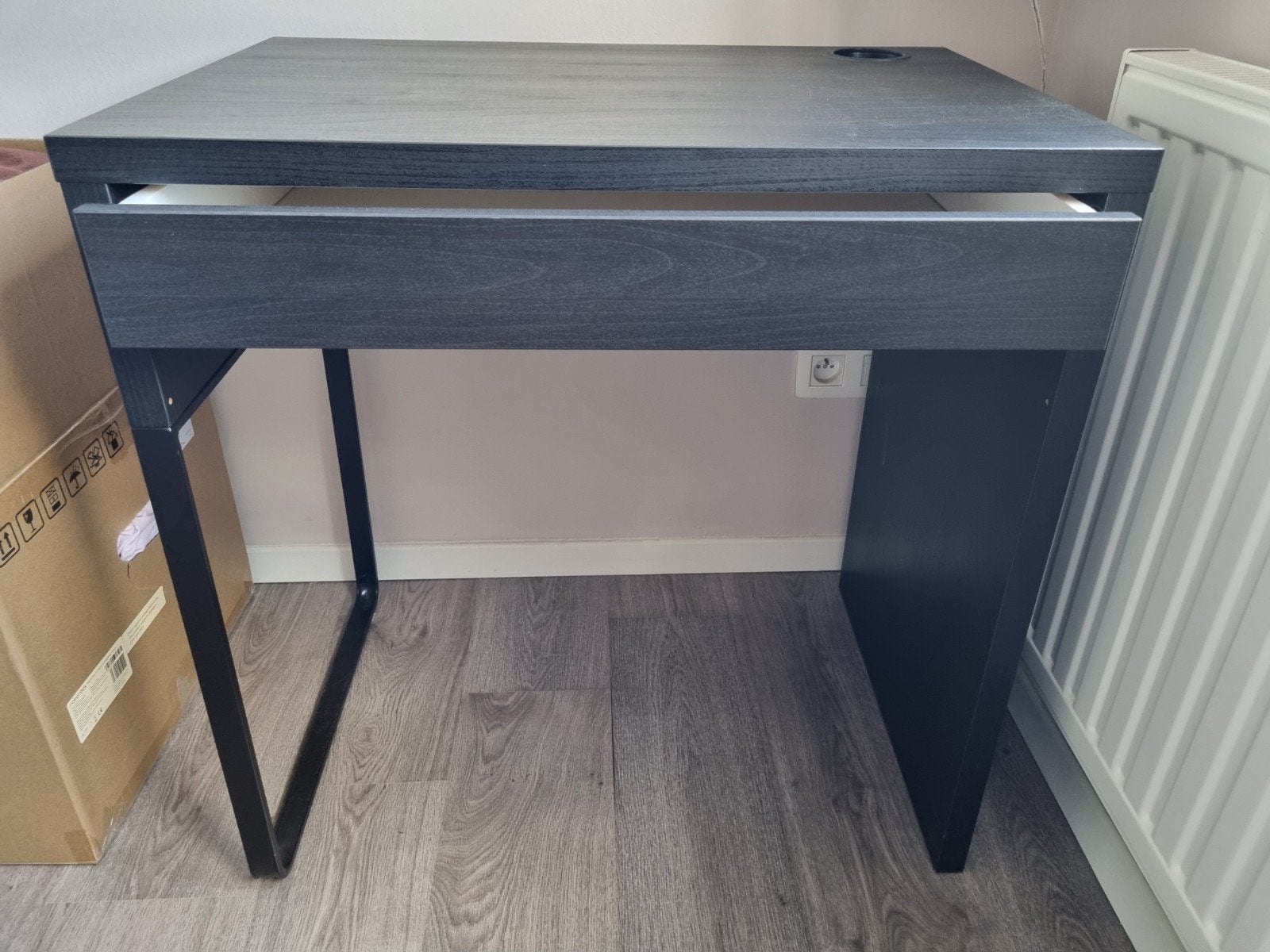 Bureau Ikea Micke, Huis en Inrichting, Bureaus, Ophalen, Zwart, 50 cm, IKEA