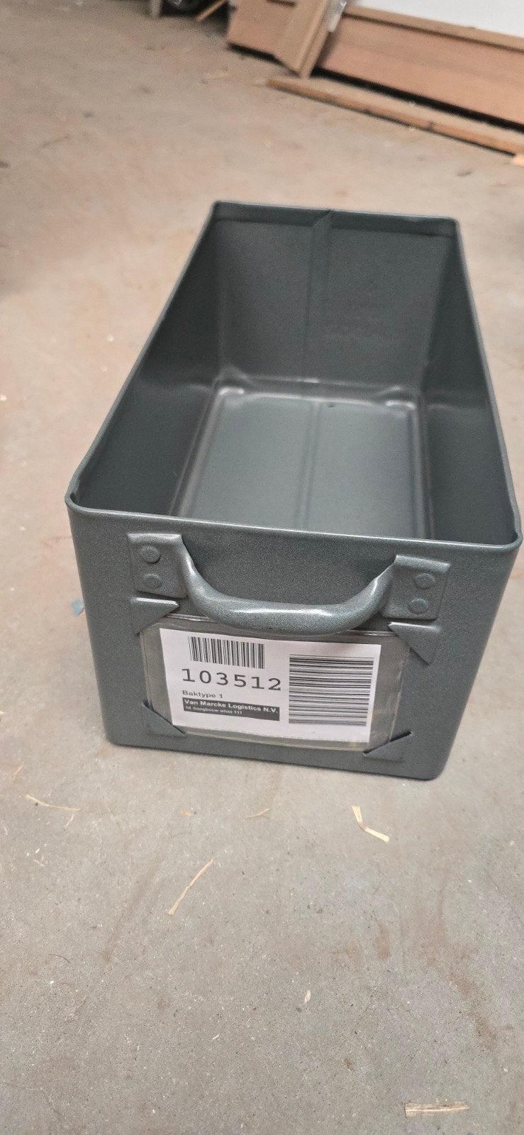 magazijnbak box kist opberg  gereedschap 15 stuks 100e promo, Ophalen
