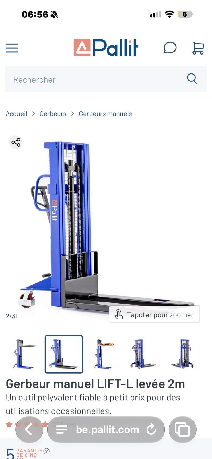 cherche gerbeur a petit prix, Enlèvement ou Envoi