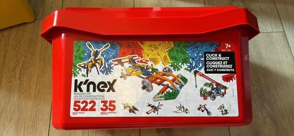 Knex 522 stukjes, Ophalen, Zo goed als nieuw, K'nex