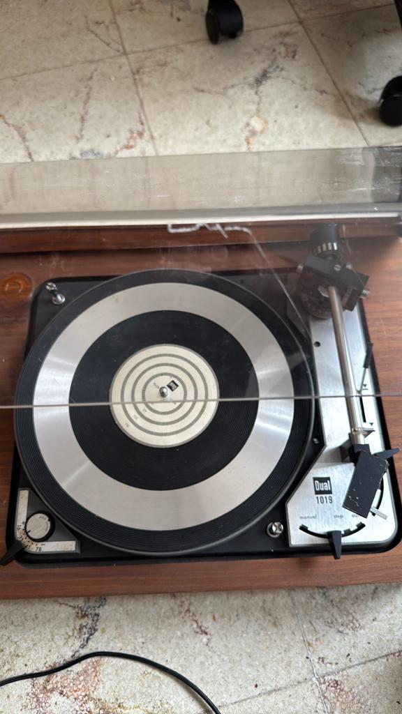 vintage platenspeler: een Dual 1019, Enlèvement, Utilisé, Tourne-disque, Dual