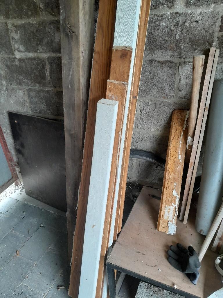 Houten plinten, Ophalen, Gebruikt, Eiken, Plinten