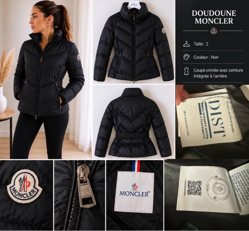 Doudoune moncler comme neuve taille 2, Kleding | Dames, Jassen | Winter, Nieuw, Ophalen of Verzenden
