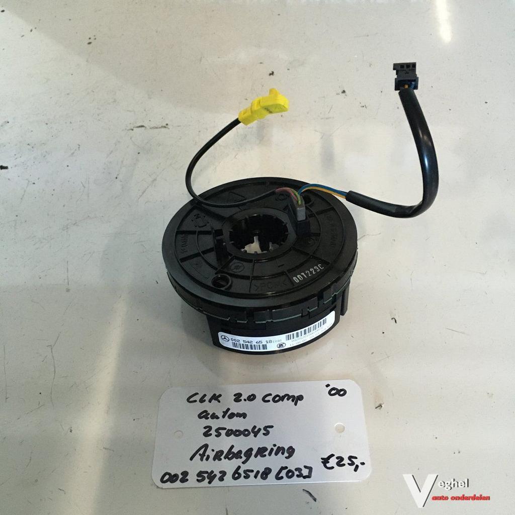 Mercedes CLK 2.0 Compressor automaat 2000 2500045  Airbagrin, Gebruikt, -, -, Ophalen of Verzenden