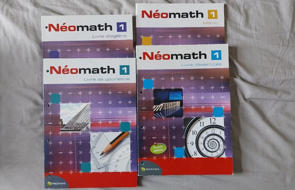 Neomath 1 - 4 livres, Neuf, Editions PELCKMANS, Enlèvement, Enseignement secondaire inférieur