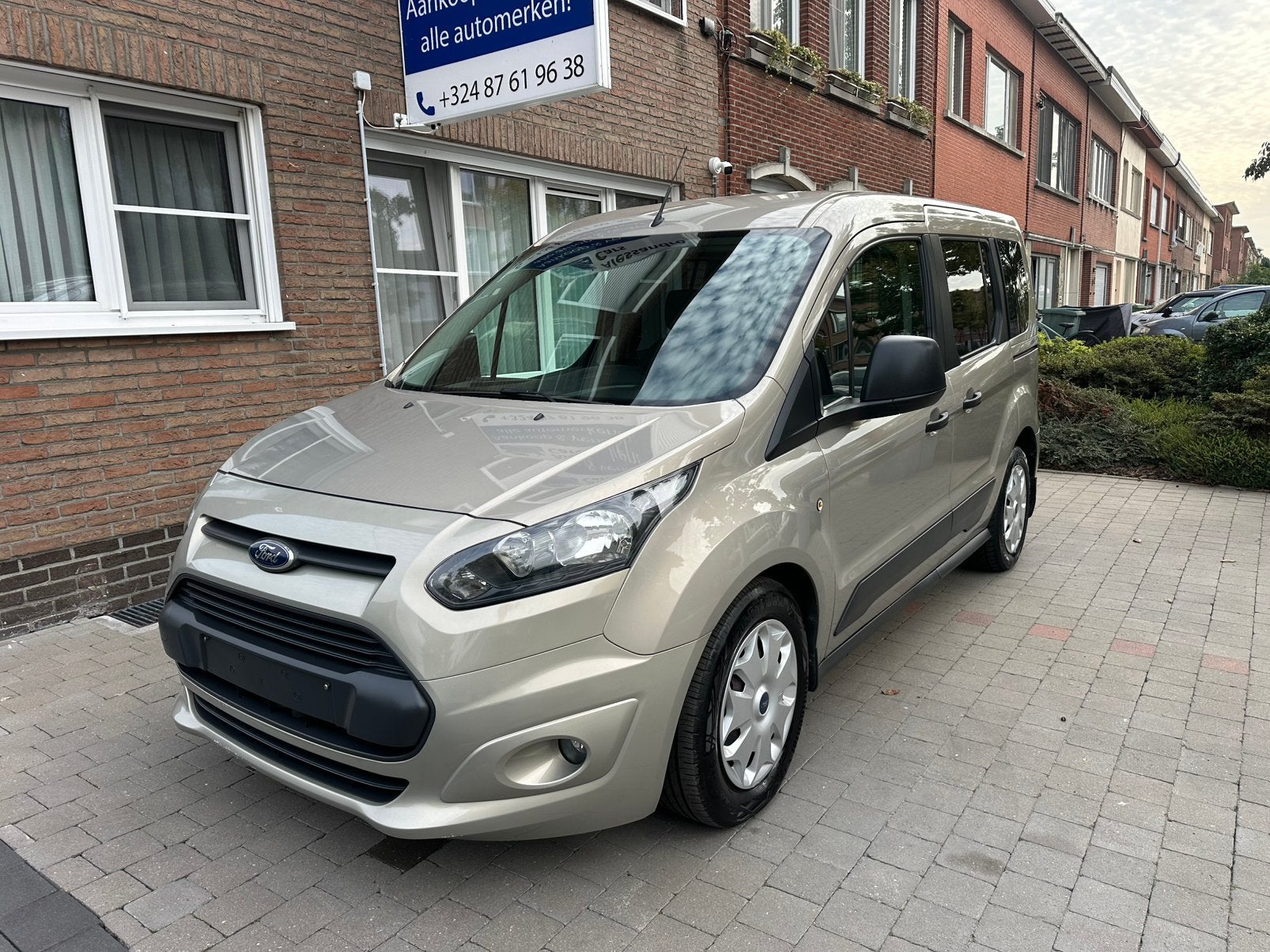 Ford Transit Connect 1.6tdci! Topstaat* Airco* Garantie!, Auto's, Voorwielaandrijving, Stof, Zwart, 4 cilinders
