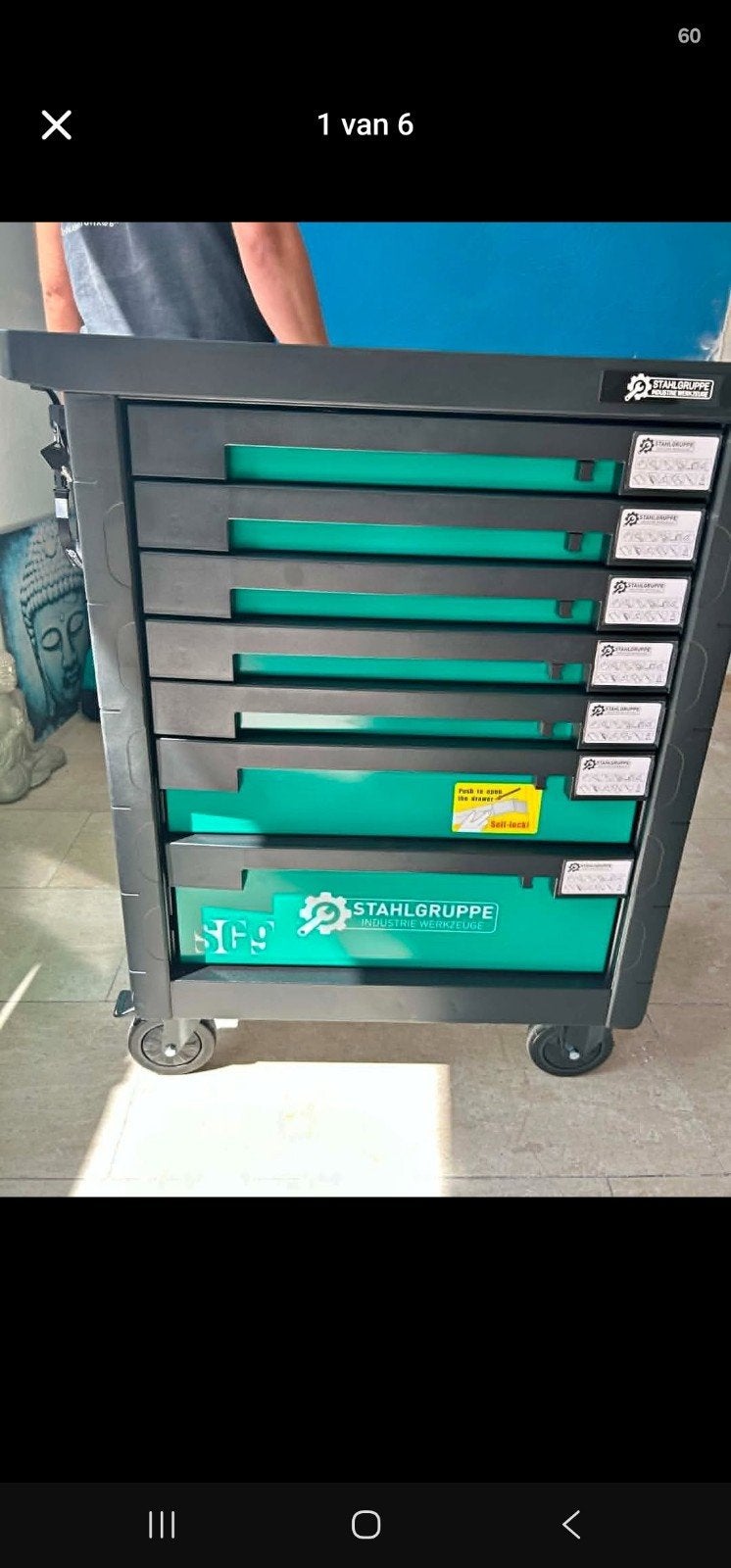 Professionele Gereedschapswagen met Compleet Gereedschap, Enlèvement, Remplie