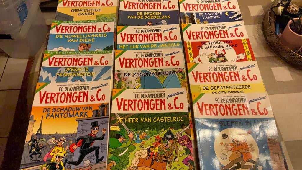 Vertongen & Co -  12 strips voor 30,00€ of 3,00 €/stuk, Enlèvement ou Envoi, Comme neuf
