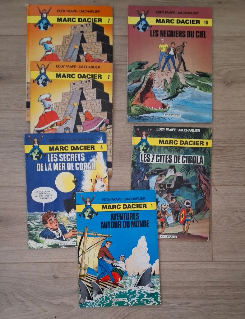 COLLECTION BD Marc Dacier edition dupuis Paape Charlier bdm, Livres, BD, Plusieurs BD, Enlèvement ou Envoi, Comme neuf, Paape - Charlier