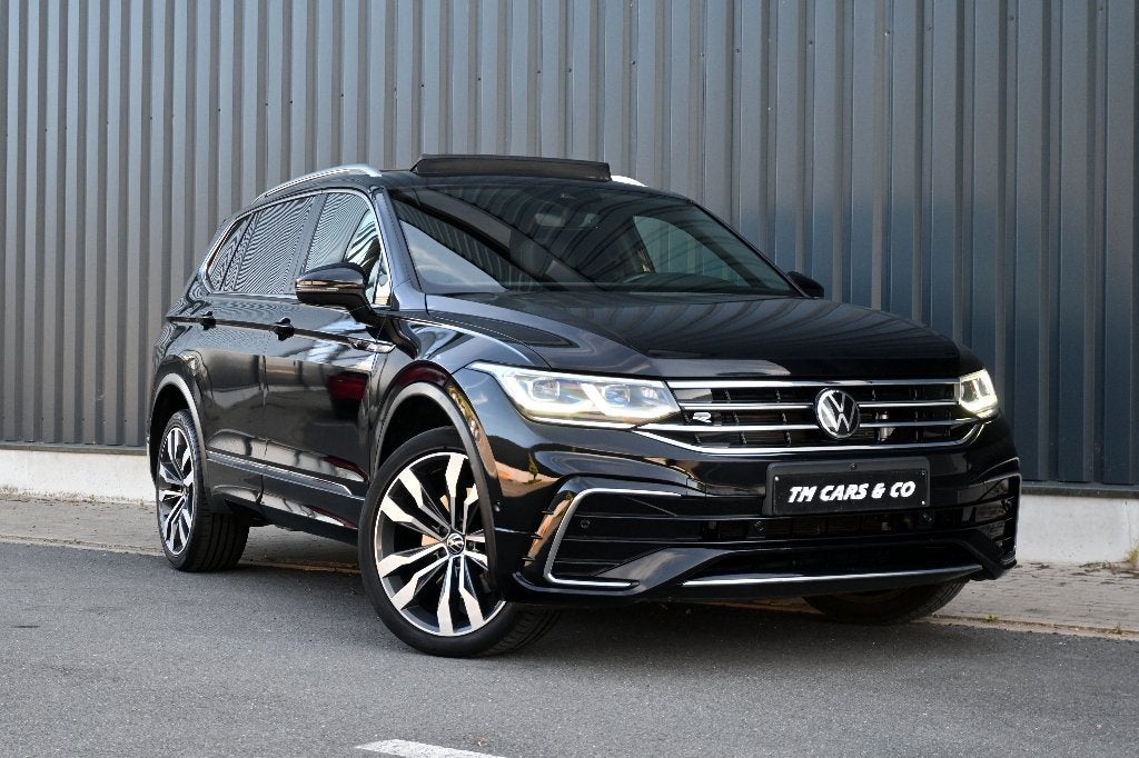 VW Tiguan Allspace 2.0TSI R-Line 4M DSG ACC 360cam Pano LED, Autos, Volkswagen, Cuir, Achat, Euro 6, Entreprise