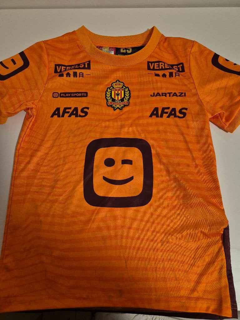 Uitshirt KV Mechelen, Verzamelen, Sportartikelen en Voetbal, Ophalen, Zo goed als nieuw, Shirt